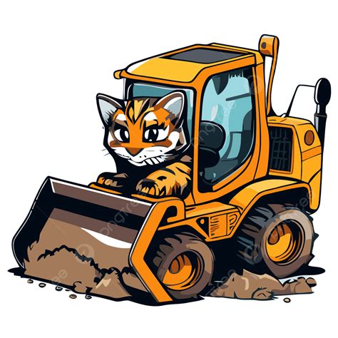 demolition skid steer cartoon free|skid steer cartoon.